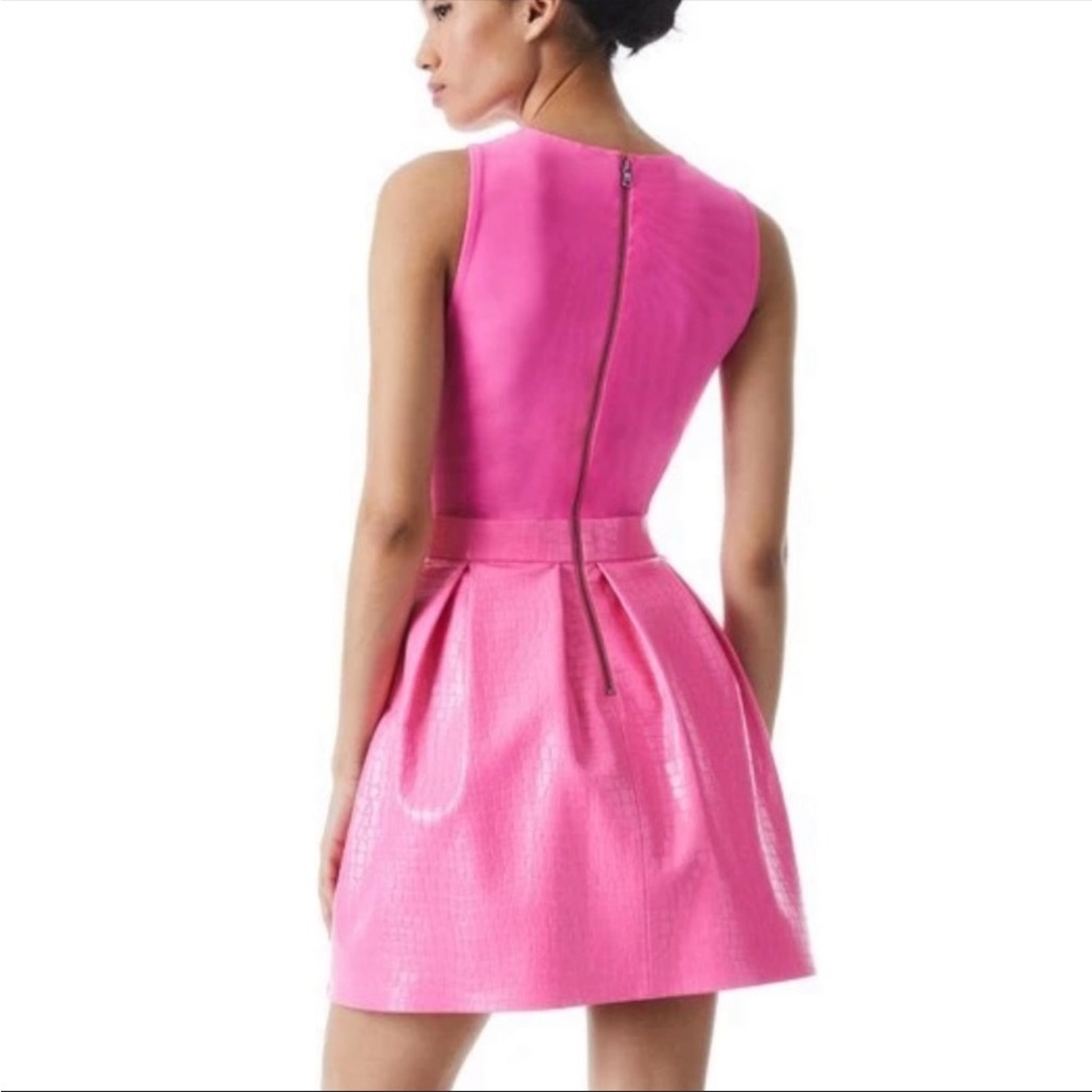 New Alice and Olivia Charra vegan leather dress - Picture 16 of 16